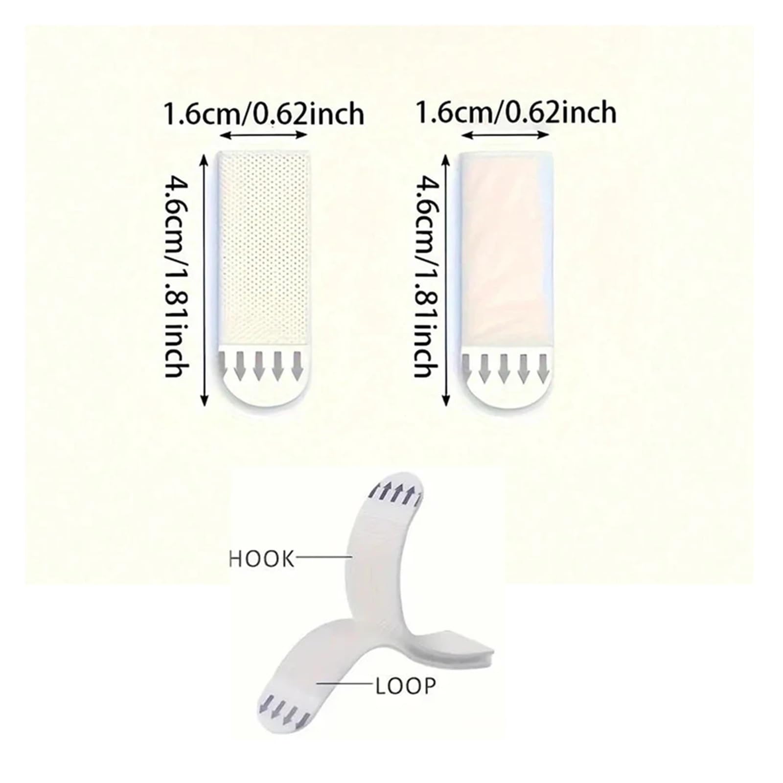Tiras para colgar cuadros Tiras for colgar cuadros de alta resistencia, ganchos adhesivos for paneles yeso, marco extraíble sin perforación for decoración del hogar y la oficina(90pcs)