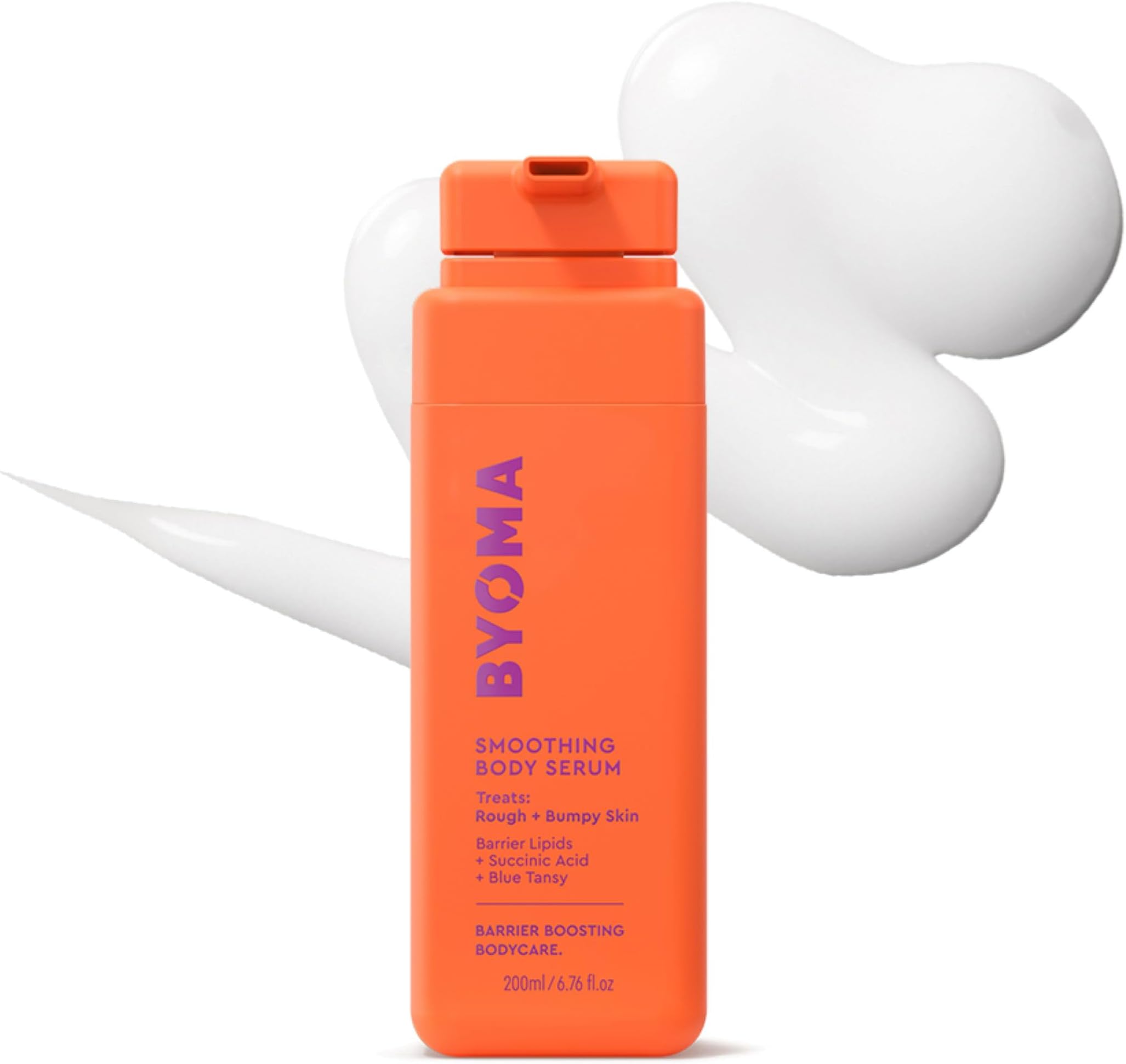 Smoothing Body Serum (200ml) For Breakouts and Textured Skin - Lightweight Body Serum with Succinic Acid and Blue Tansy - Restores Skin Barrier and Soothes Inflammation