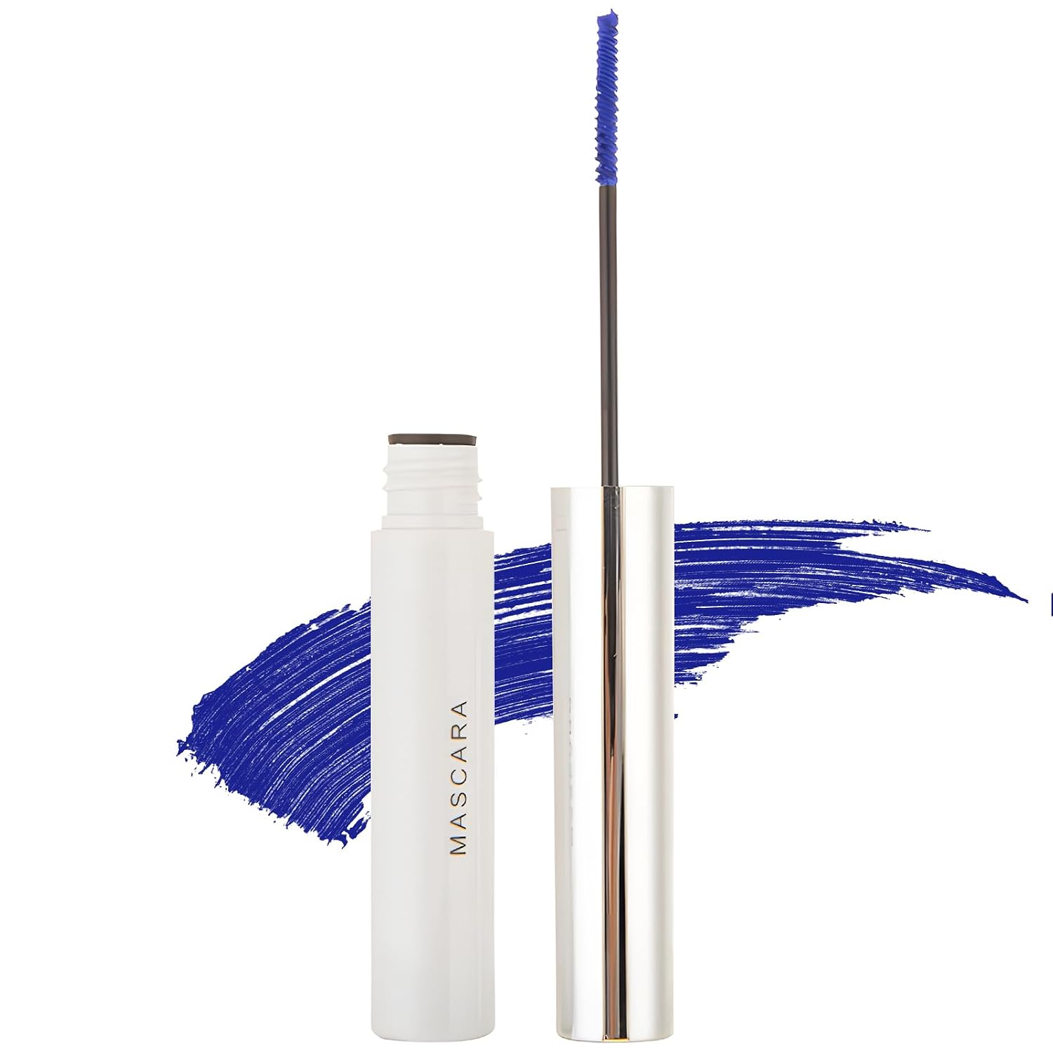 Waterproof Mascara for Eyes White Black Brown Purple Long-lasting colored Mascara Eye Makeup Fast-Dry (Blue, 0.17 Fl Oz)