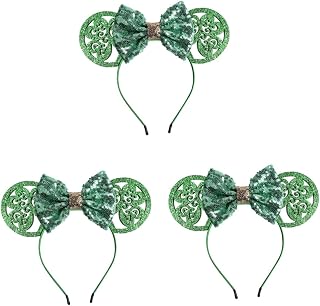 Headband with Bow 3pcs st patrick hair accessories hair accessories for kids head scarf headband Kids St Patricks Day Headband Headband with Bow hair clasp Hair hoop
