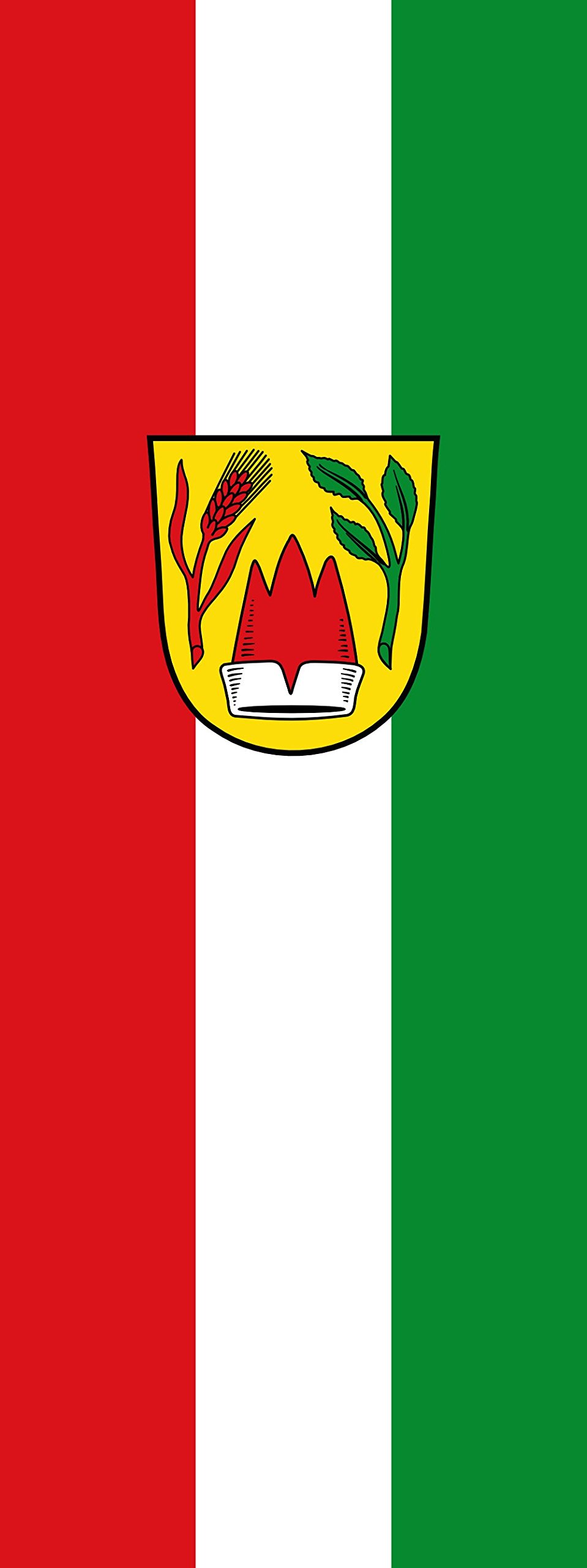 Drapeau Stephansposching 400x150cm haute résistance pour mât