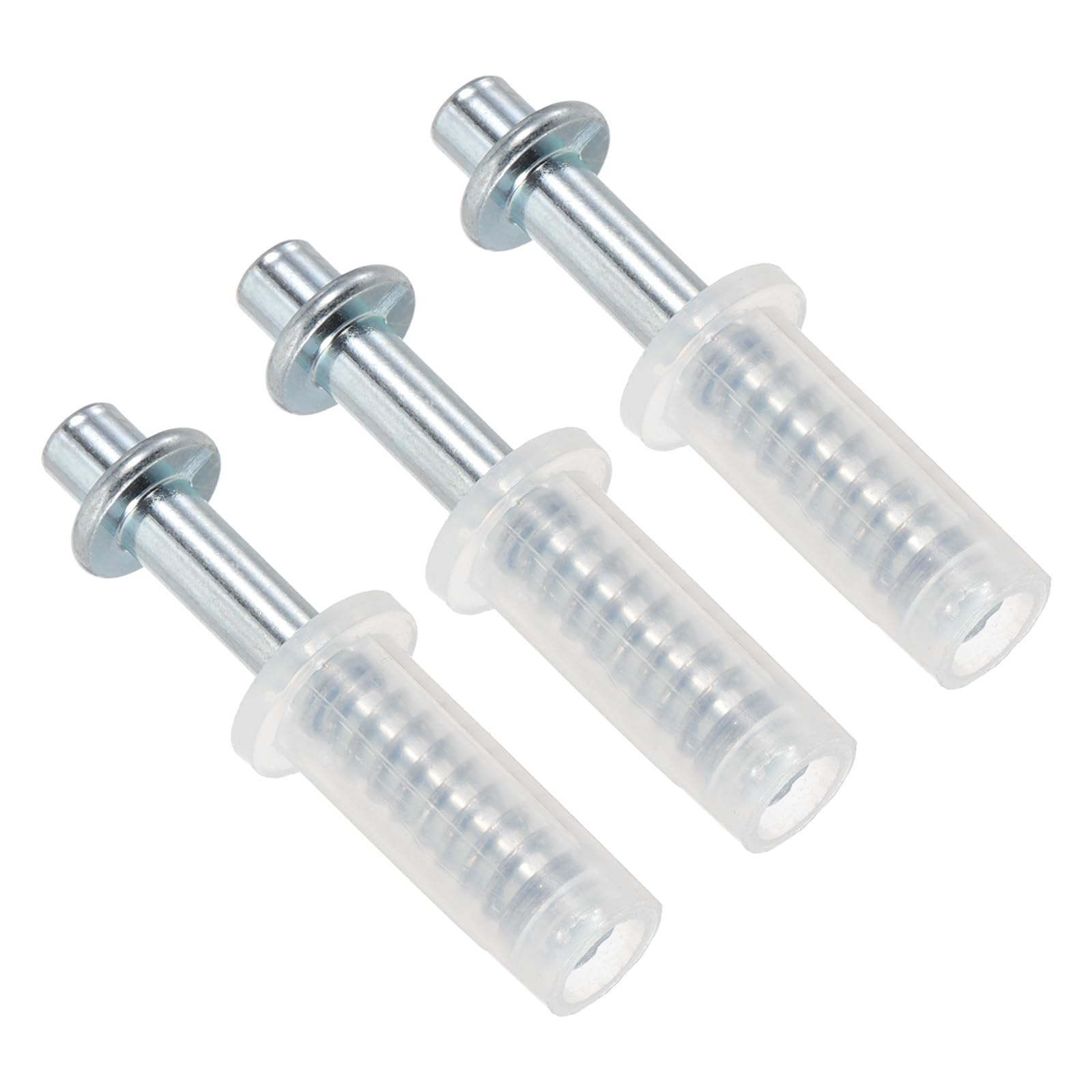 PATIKIL Hardware Per Porte A Libro, 3Pz 0.6 Pollici Cardini Superiori Per Porte A Libro Kit Di Riparazione Per Porte A Libro Scorrevoli Armadio, Bianco