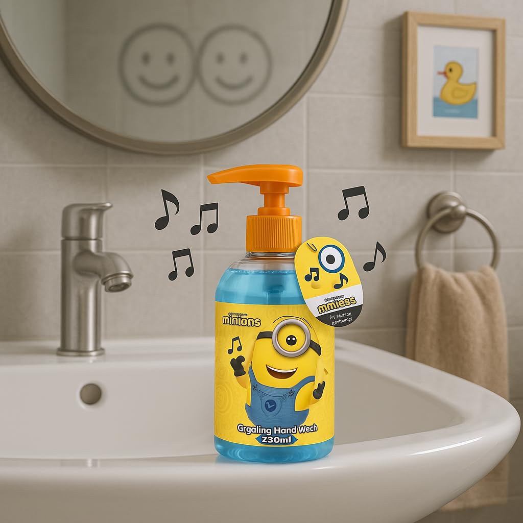 MINIONS Giggling Hand Wash 250 ml, Orange, 250 ml (Pack of 1) - Image 2