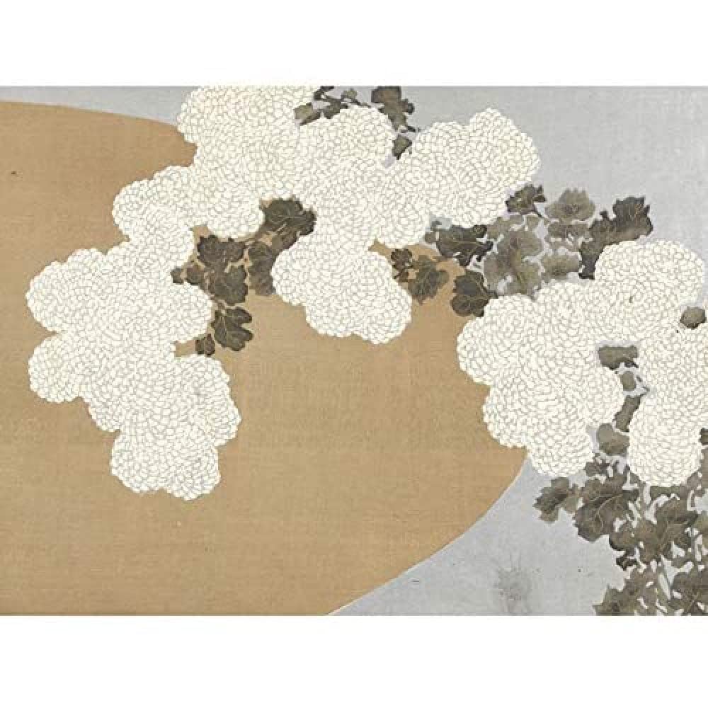 Artery8 Kamisaka Sekka Chrysanthemums Japanese Painting Unframed Wall Art Print Poster Home Decor Premium