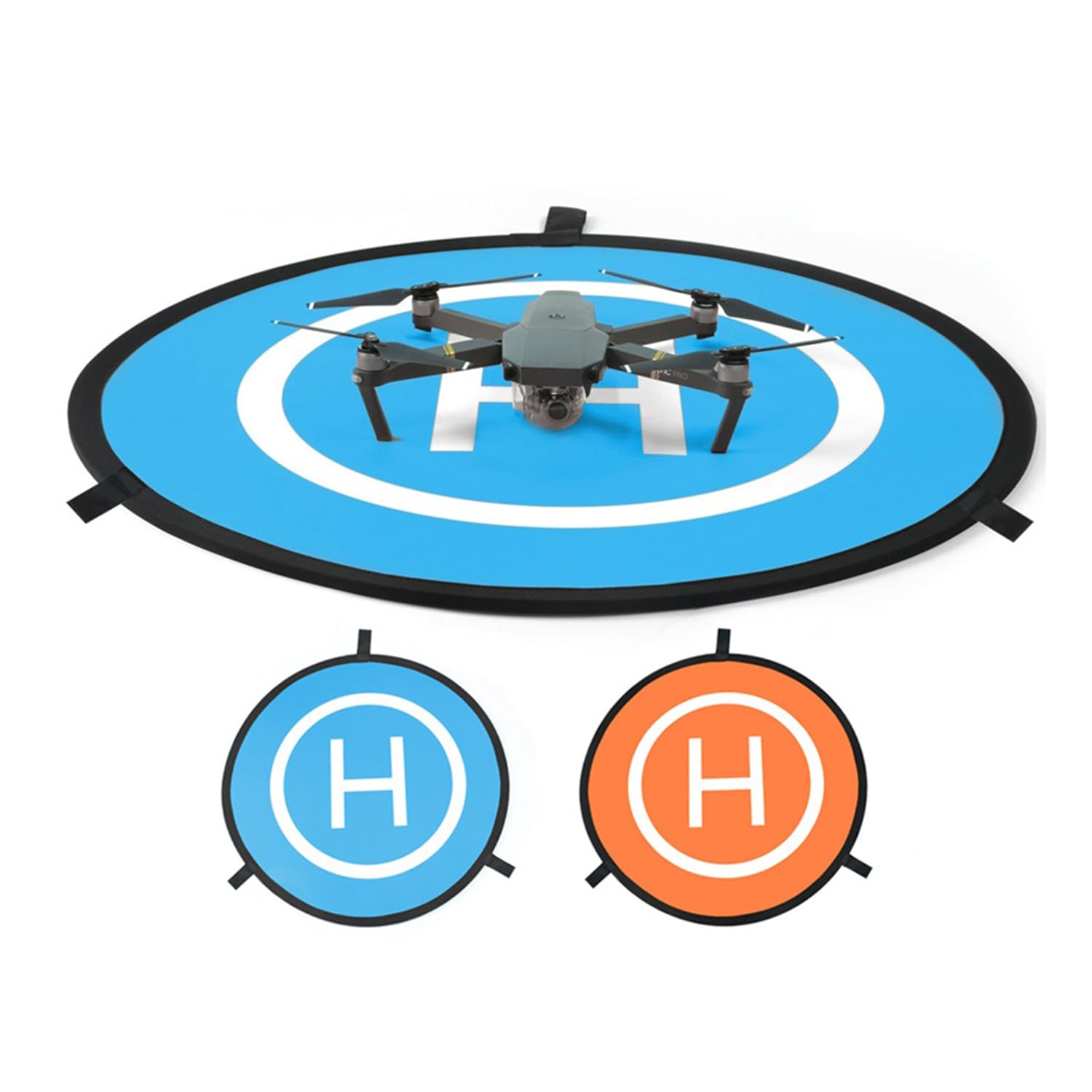 Pista de Aterrizaje 55cm, Helipuerto, Landing Pad Para Drone Compatible con DJI Mini 3 Pro, Mavic 2 Phantom Autel Nano Holy Stone FPV Pista Despegue drone Helicóptero RC