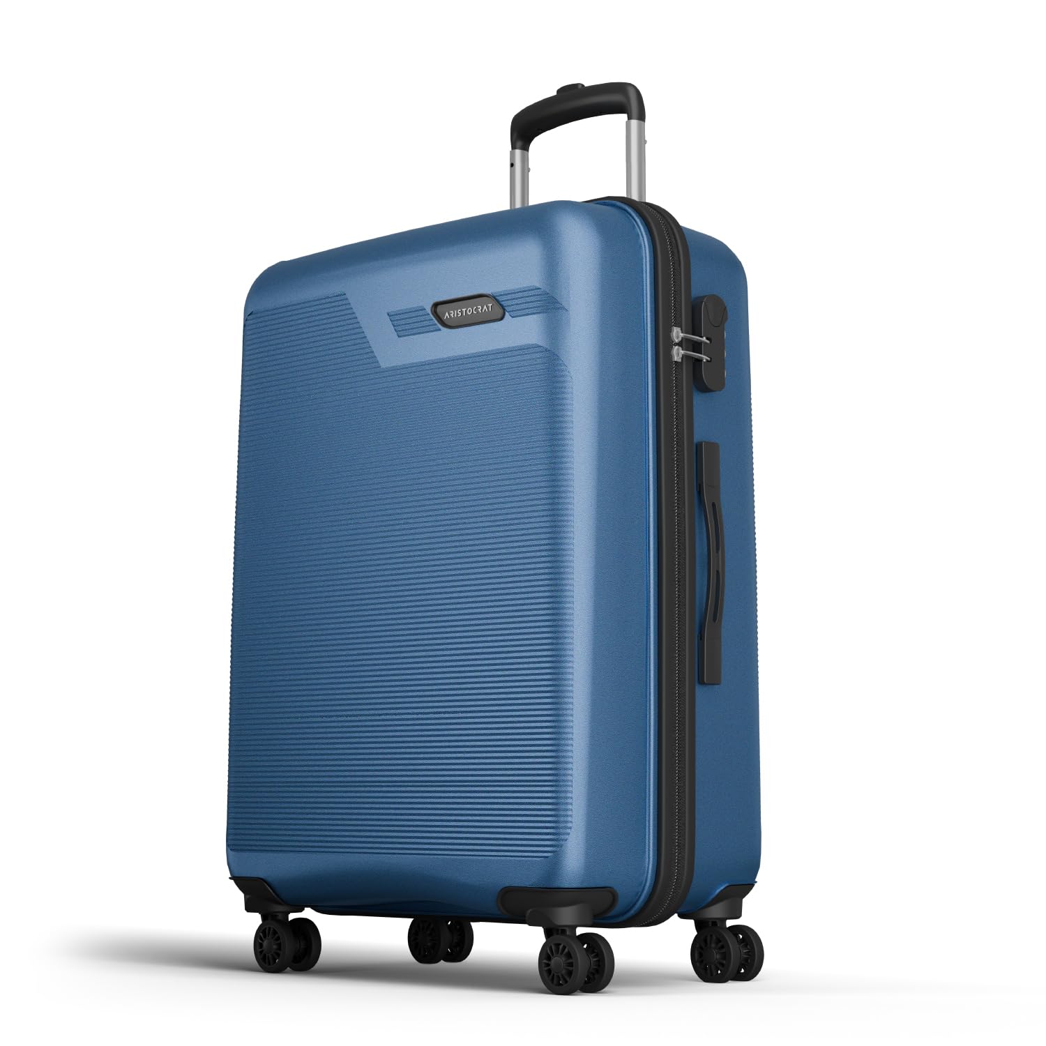 Axis Check-in Trolley Bag 76cm | Large | Hard Luggage | Smooth 8-Wheel Suitcase | Combination Lock with Sturdy Zipper | Polycarbonate | 3-Year International Warranty (Dark Teal)-image-34