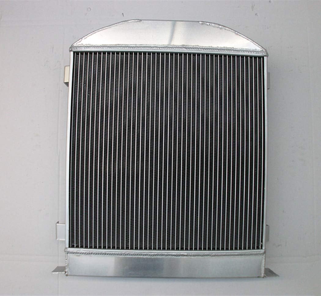 3 ROW Aluminum Radiator For 1932 FORD CHOPPED CHEVY ENGINE AT 32