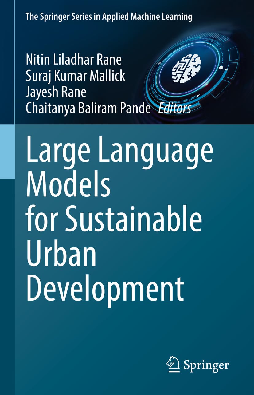 Large Language Models et durabilité urbaine par Springer Applied Machine Learning