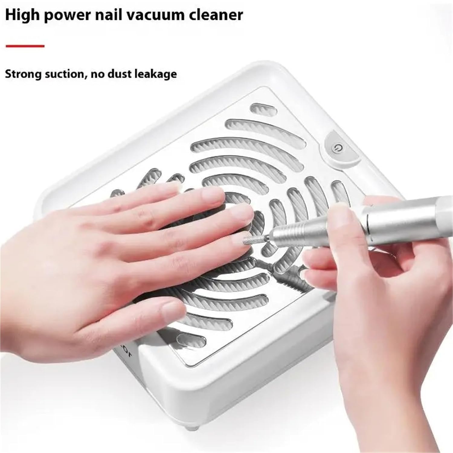 Dust Collector, Nail Dust Extractor, Manicure And Art Blower, Vacuum Cleaner And Filter,Low Noise(Gold)