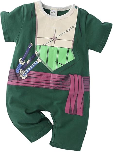 Amazon Co Jp ベビー服 ロンパース カバーオール ワンピース ロロノア ゾロ コスプレ衣装 幼児 夏服 0 1 5歳 出産祝い プレゼント 80 9 12ヶ月 ホビー 通販
