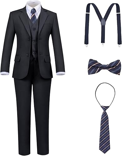 Boys Suit Kids Gray Suits for Boys Formal Dress Clothes Toddler Boy's Tuxedo Ves