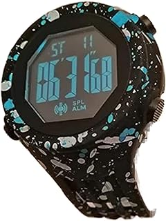 ساعة للبنات بخاصية المنبه و ساعة ايقاف ملونة 3، موديل 2724822119105، ديجيتال