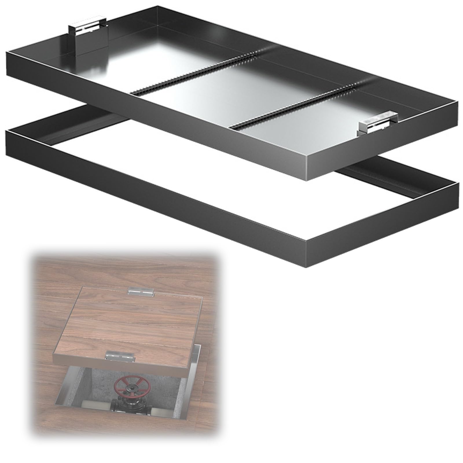 Solution de drainage robuste pour trottoir et cour avec grille 60x30
