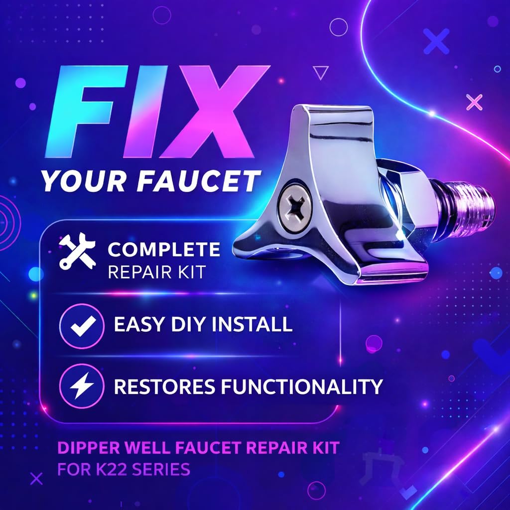 Dipper Well Faucet Repair Kit for K22 Series, Includes Valve and Handle