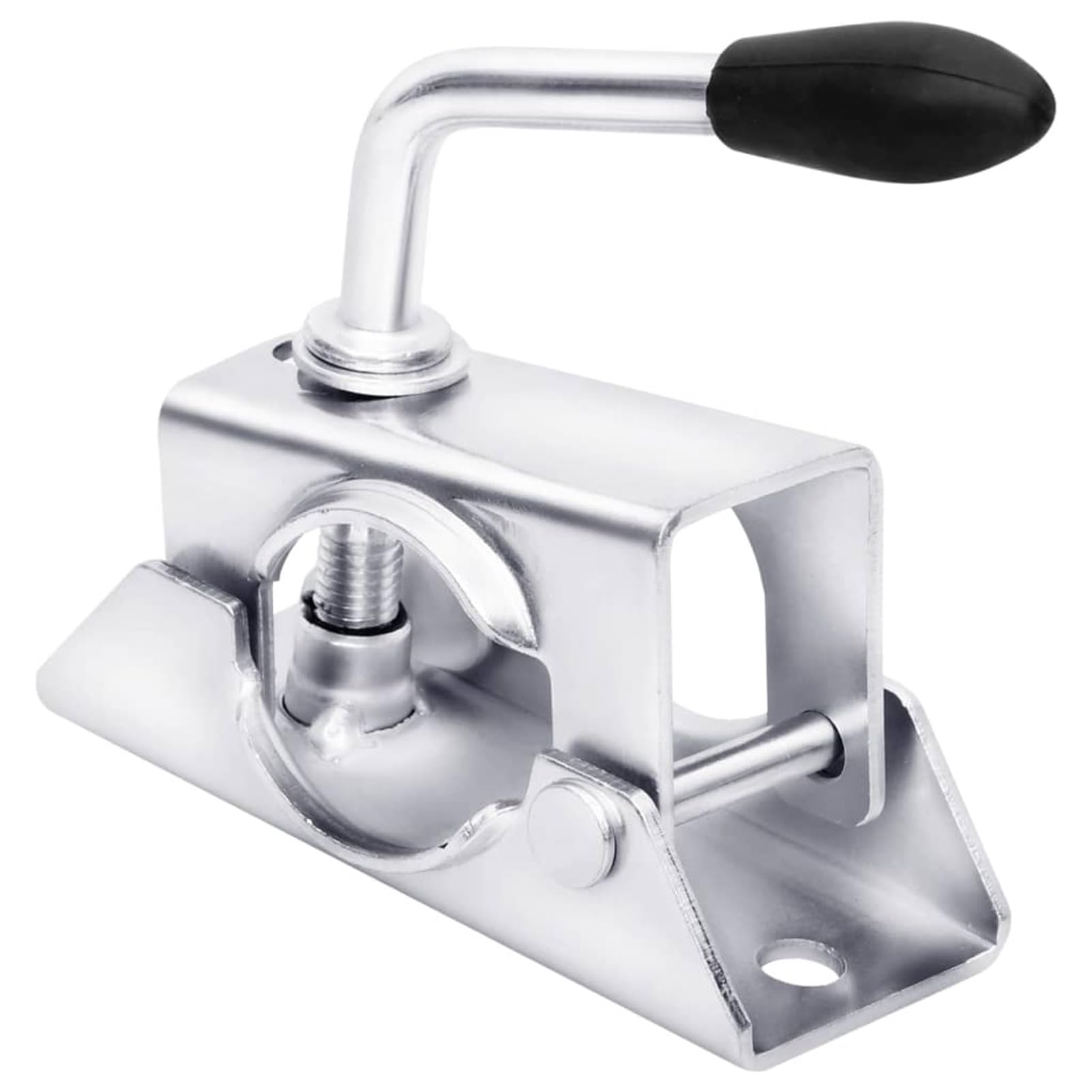 Rueda Jockey para Remolque con Abrazadera Partida Acero 48 mm, Rueda Jockey Remolque, Rueda Jockey Caravana, Remolques para Coches, Repuestos Agricolas, Recambios para Caravanas