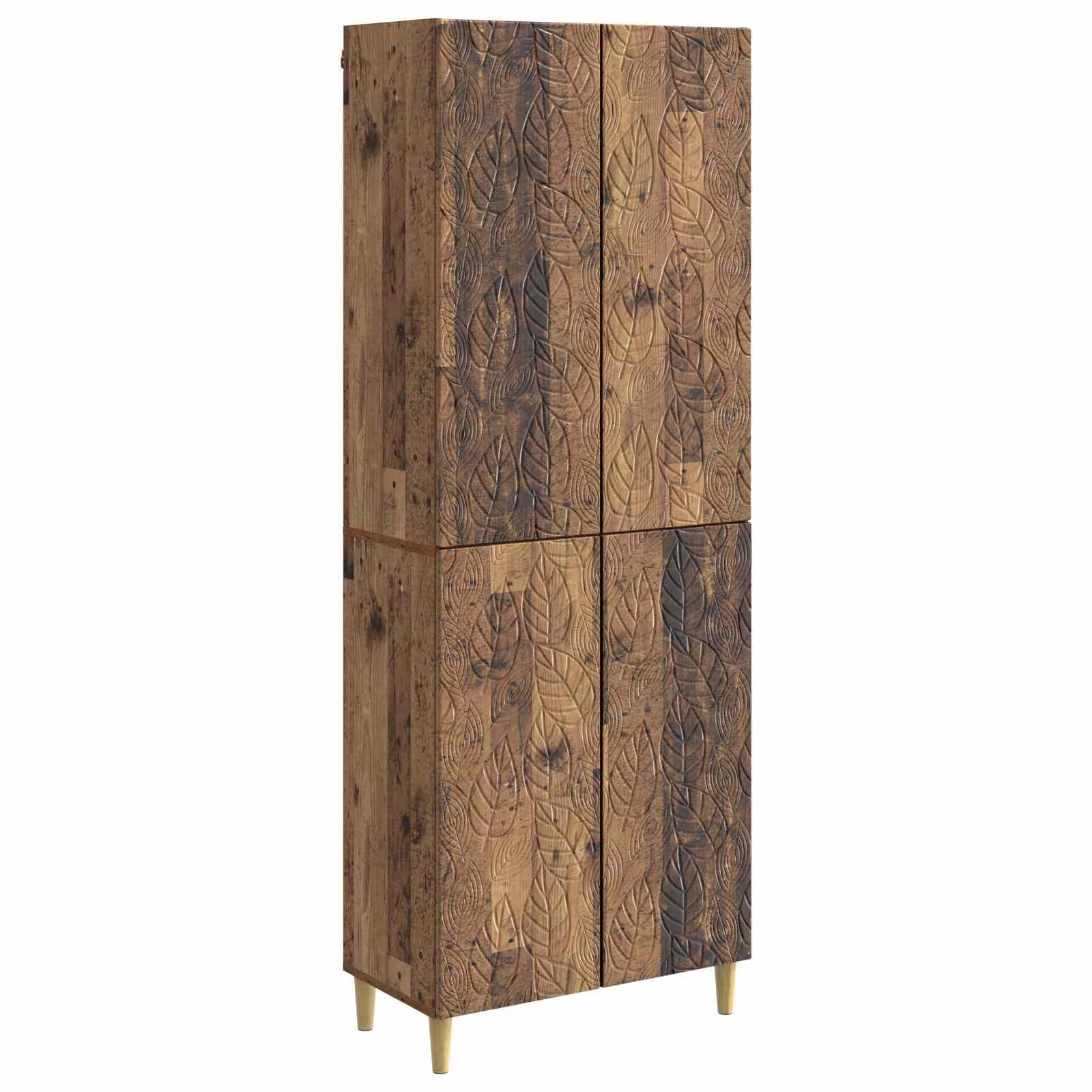 Juego de armarios 2 uds. Madera Envejecida Madera de ingeniería, Conjuntos de Muebles, 49.42 kg-3416707