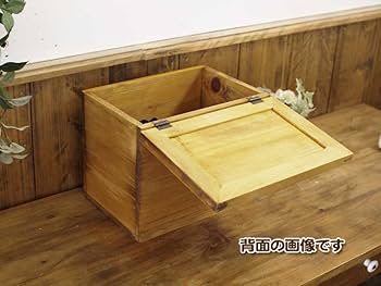 Amazon｜カントリーボックス 木製蓋 収納ボックス ハート 25×16