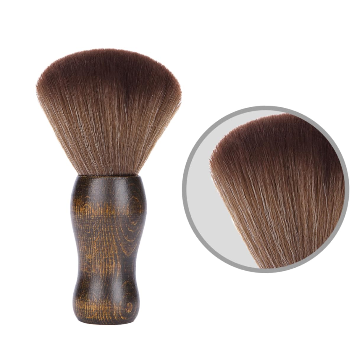 Healeved 3stücke Holzgriff Fiber Borsten Bartbürste Für Tragbare Haarbürste Von Und Zerbrochenen Haaren Professionelles Friseurzubehör