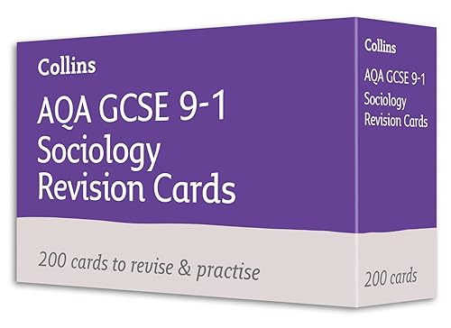 AQA GCSE 9-1 Sociology Revision Cards: Ideal for the 2025 and 2026 exams (Collins GCSE Grade 9-1 Revision)