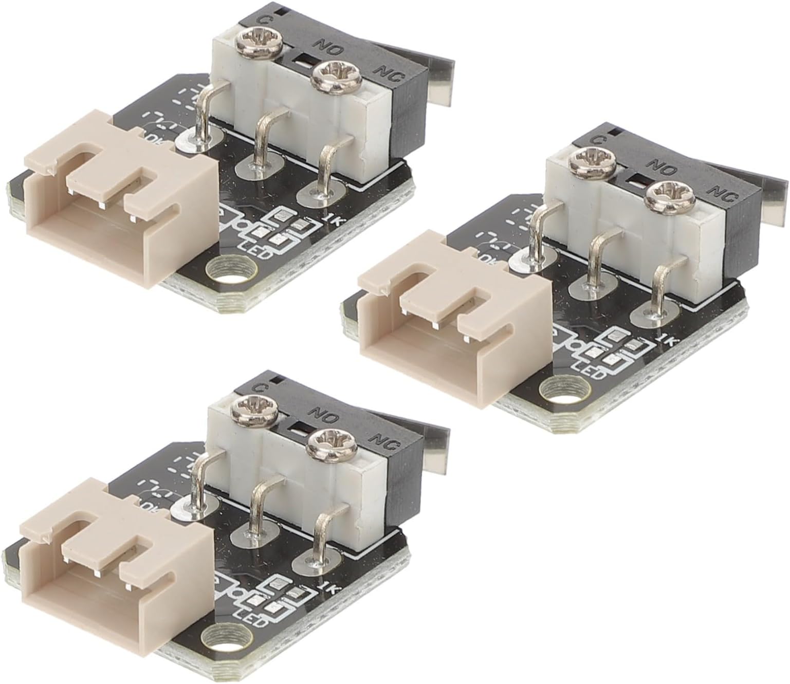 3 Pcs 3d Printer Limit Switch Replacement Accessories for Cr10 Ender3 Mechanical End Stop Module for X Y Z Direction Printer Parts Compatible Supplies