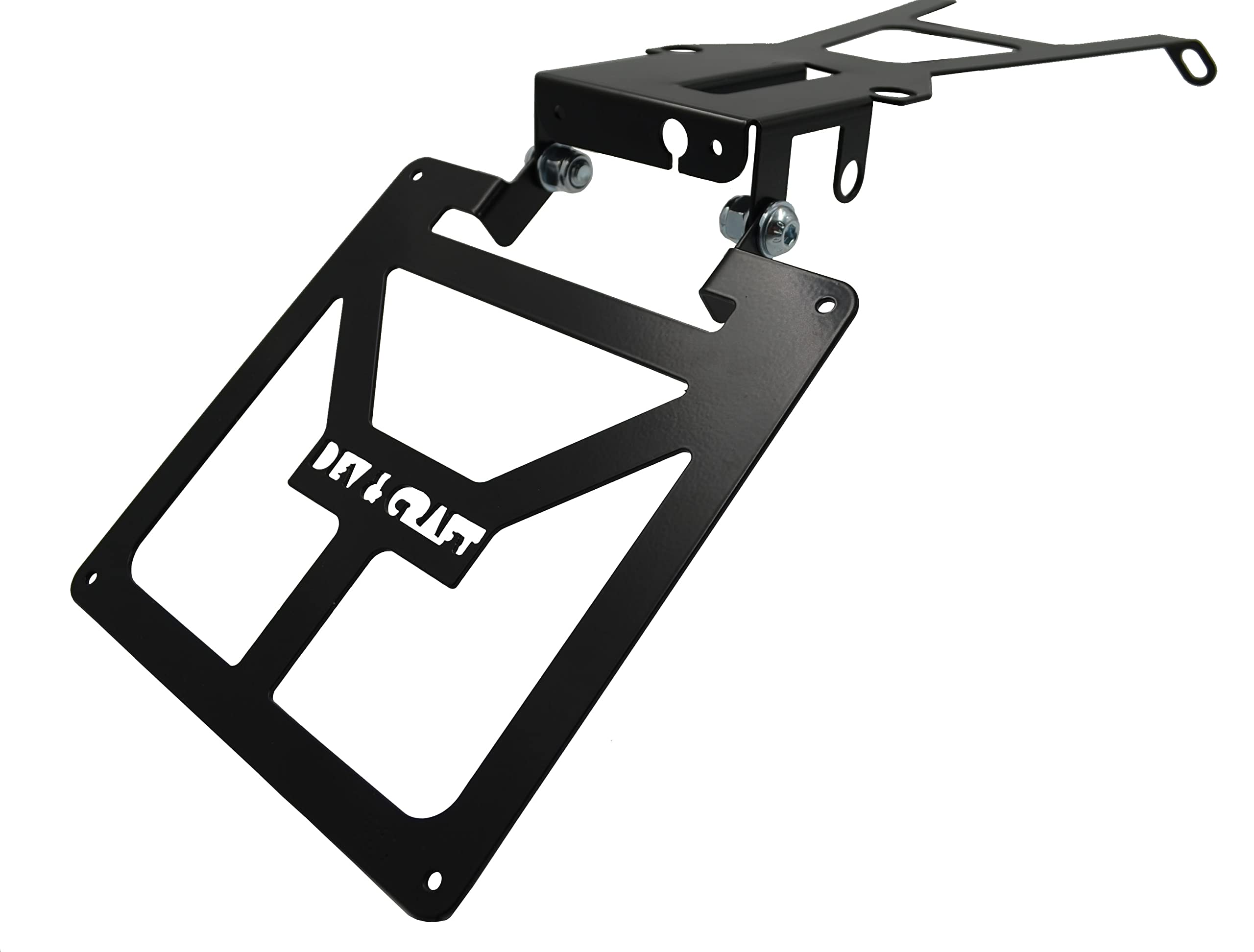 Portatarga Compatibile Con Husqvarna TX 2017-18 e Vent 125 2T dal 125 in poi Supporto Pieghevole per Motard Verniciato Nero Moto Enduro