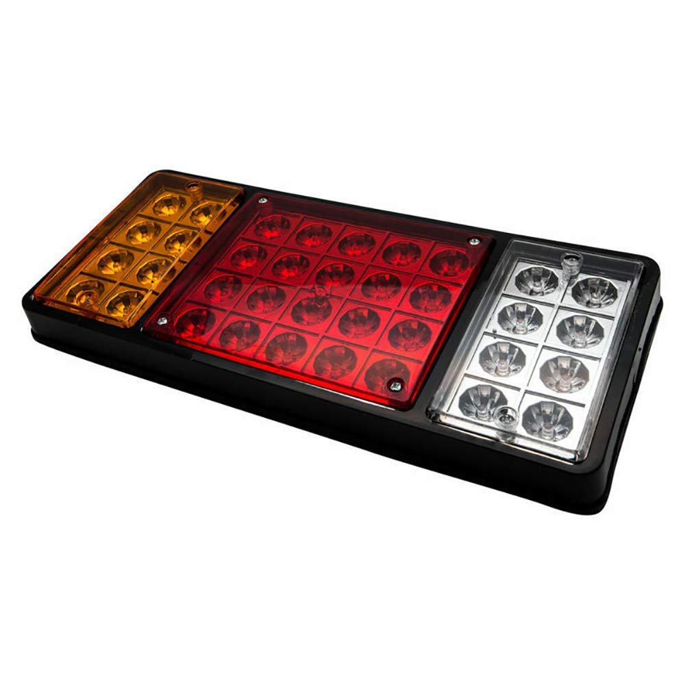 Tylne światła LED, 2 x 36 LED 12 V światła tylne LED kierunkowskazy lampa do przyczepy ciężarówki wodoodporny materiał ABS