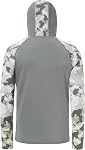 BASSDASH Men's UPF 50+ Camo Hoodie Shirt with Mask Long Sleeve Sun Protection Neck Gaiter Hooded Tee for Fishing Hiking