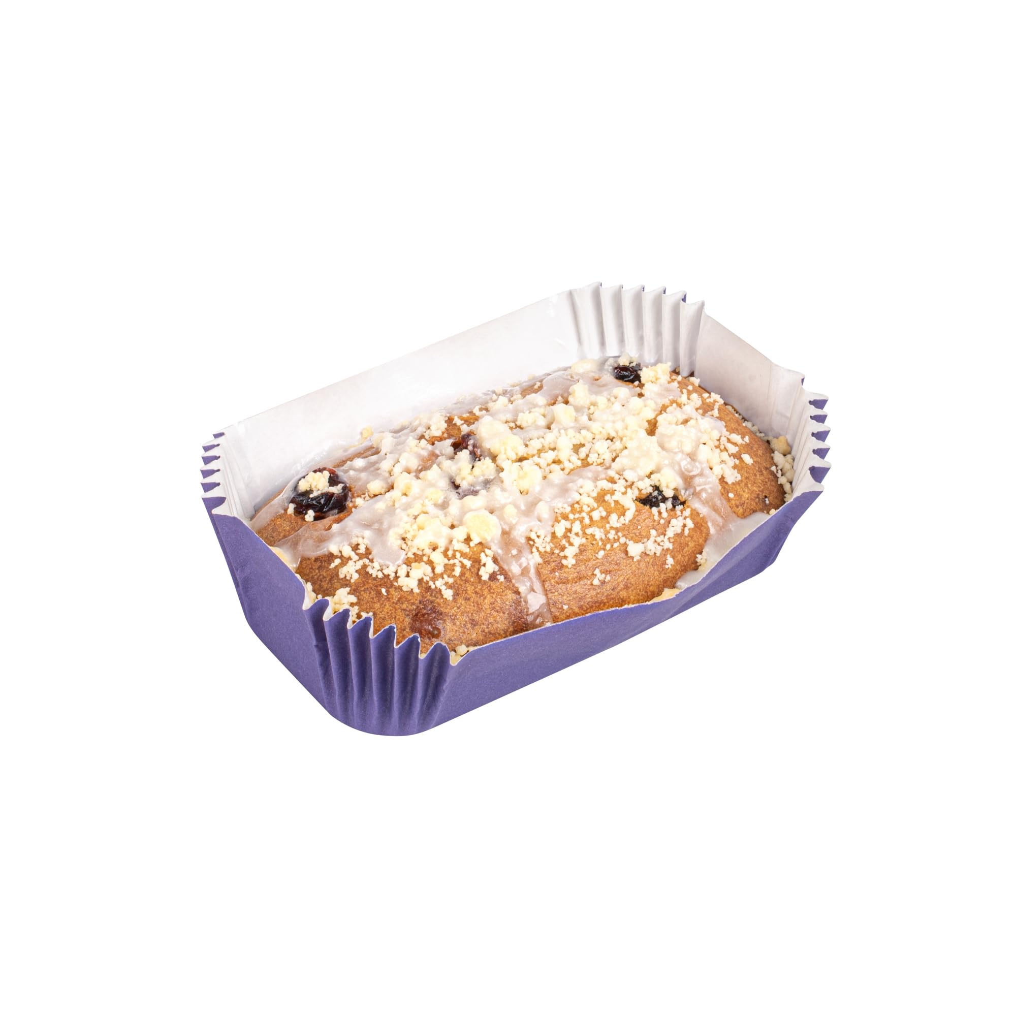 Restaurantware Panificio - Vasos para hornear de 4.5 onzas, 200 envoltorios para cupcakes estriados, listos para horno, desechables, forros desechables de papel morado, para bodas, cumpleaños y más