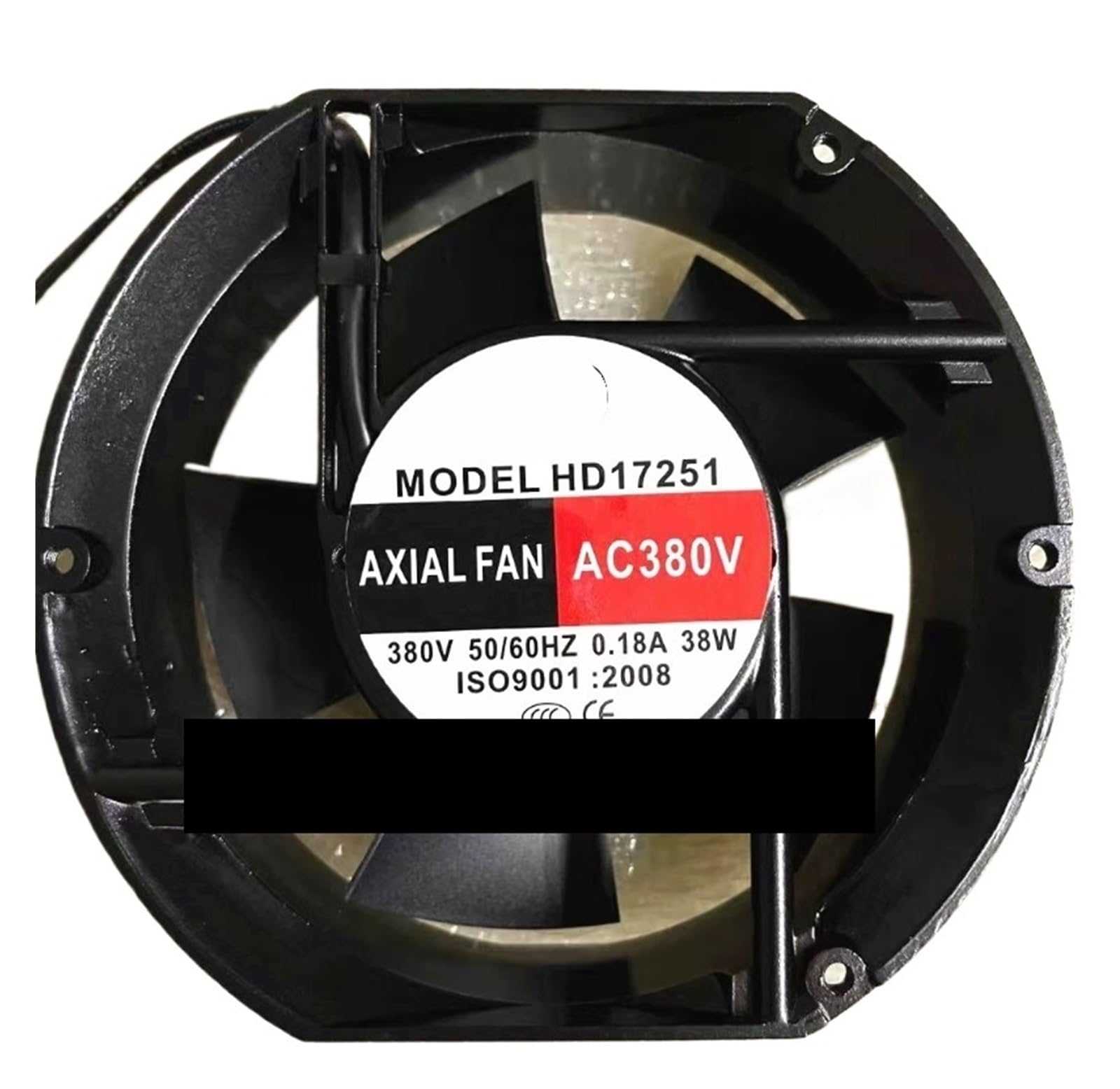 MGIMGFKZD HD17251 AC 380V 0.18A 172x150x51mm 2-Wire Server Cooling Fan