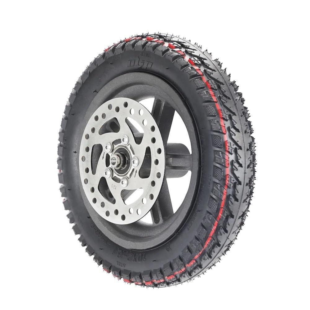 Ruedas De Repuesto para Patinetes Neumático de vacío Todoterreno Modificado de 10 Pulgadas, Piezas de neumático de Rueda Delantera y Trasera for Patinete eléctrico Rueda Patinete