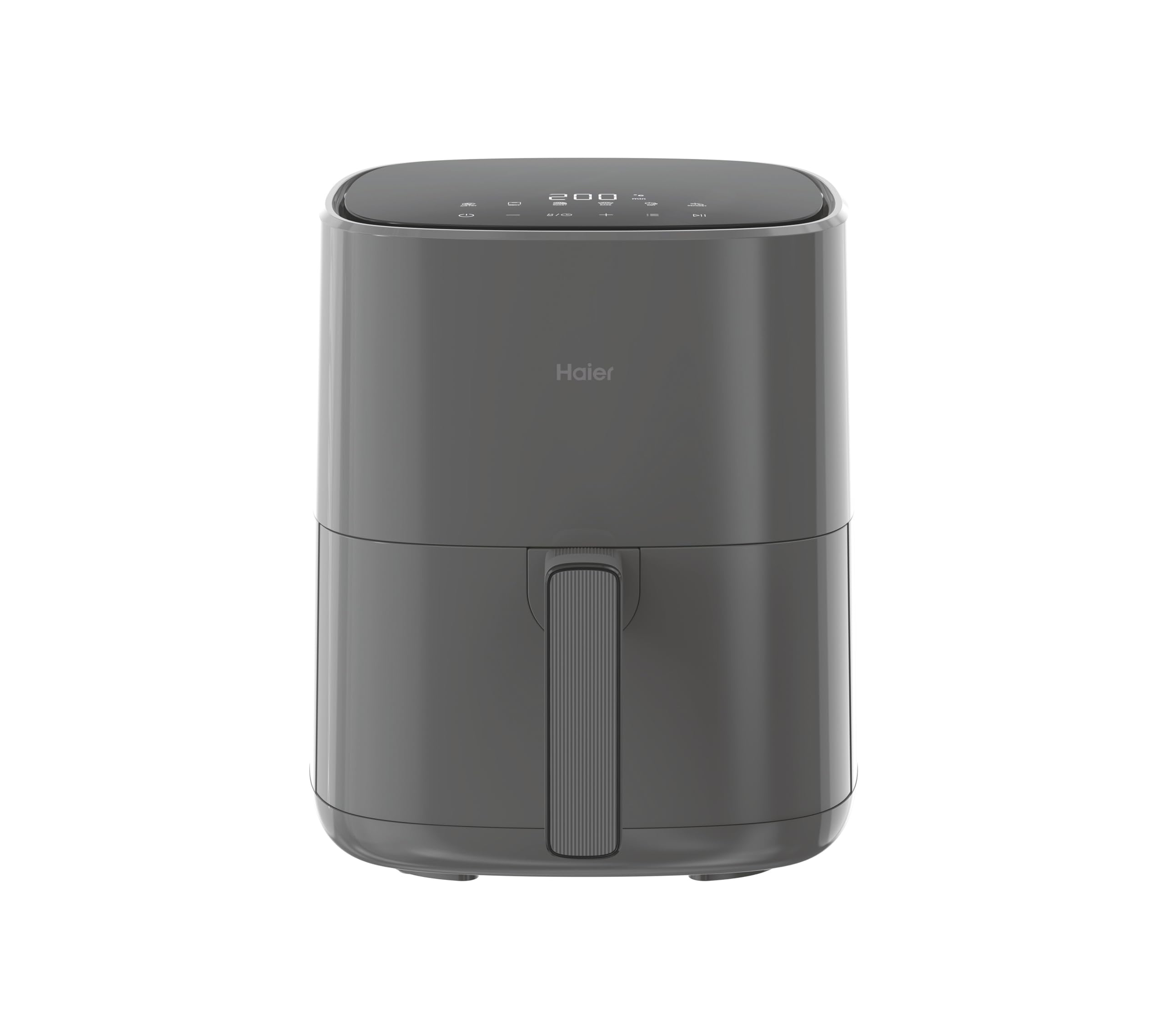 Haier Friggitrice ad aria I-Master, 6 in 1 con display touch, cuoci, arrostisci, griglia, scongela, capacità 5 litri per un massimo di 4 persone, [Nero]