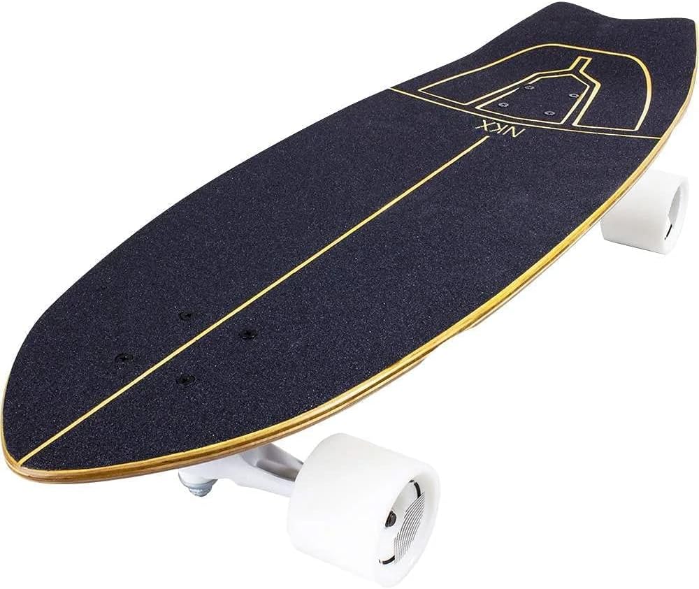 NKX Maverick (Walnut) 31" Surfskate Carving Cruiser Skateboard : Sports & Outdoors