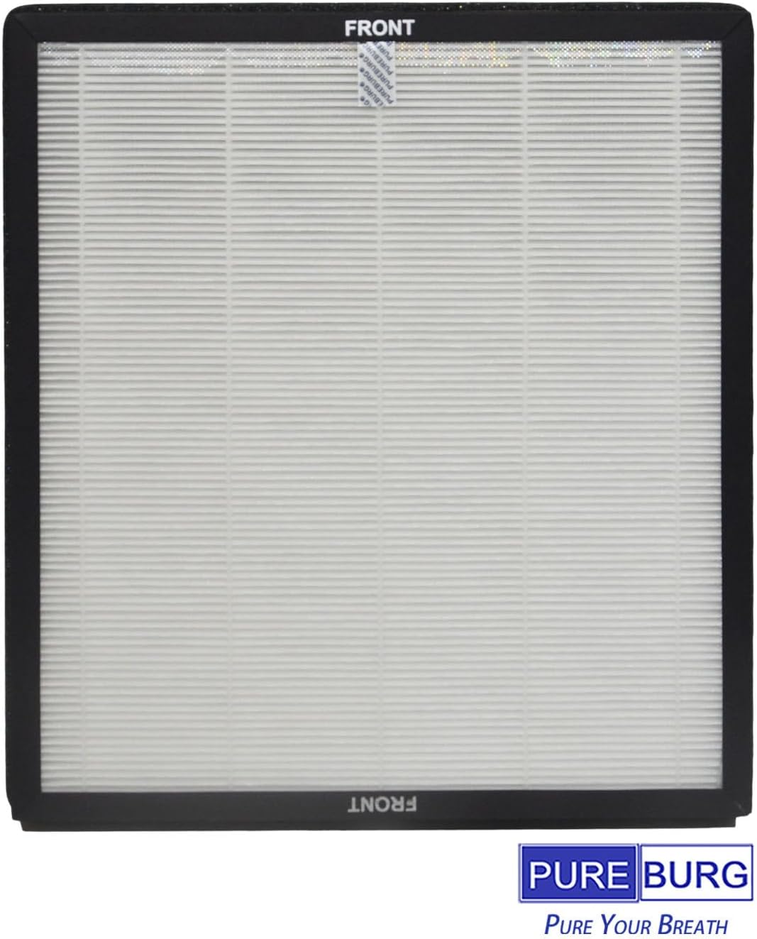 PUREBURG Replacement Filter Compatible with HEARBOBO K06 Air Purifier, 2-Pack (2 filters per pack) H13 HEPA Activated Carbon 3-Stage Filtration For Air Clean Dust VOCs Odor