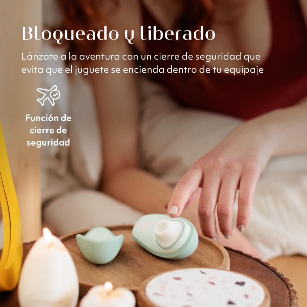 Womanizer Liberty 2 Succionador de clítoris femenino | Vibrador mujer con succión de clítoris | Estimulador de clítoris femenino con 8 niveles de intensidad | Resistente al agua | Recargable | Sage