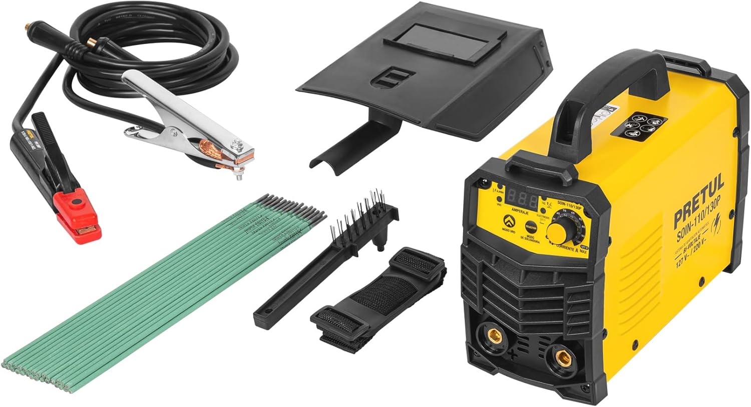 Pretul SOIN-110/130P Inverter Welder and included accessories