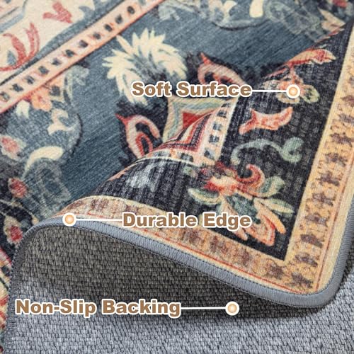 Tapete de Entrada 2x3 Pies Interior Boho Naranja miniatura 5