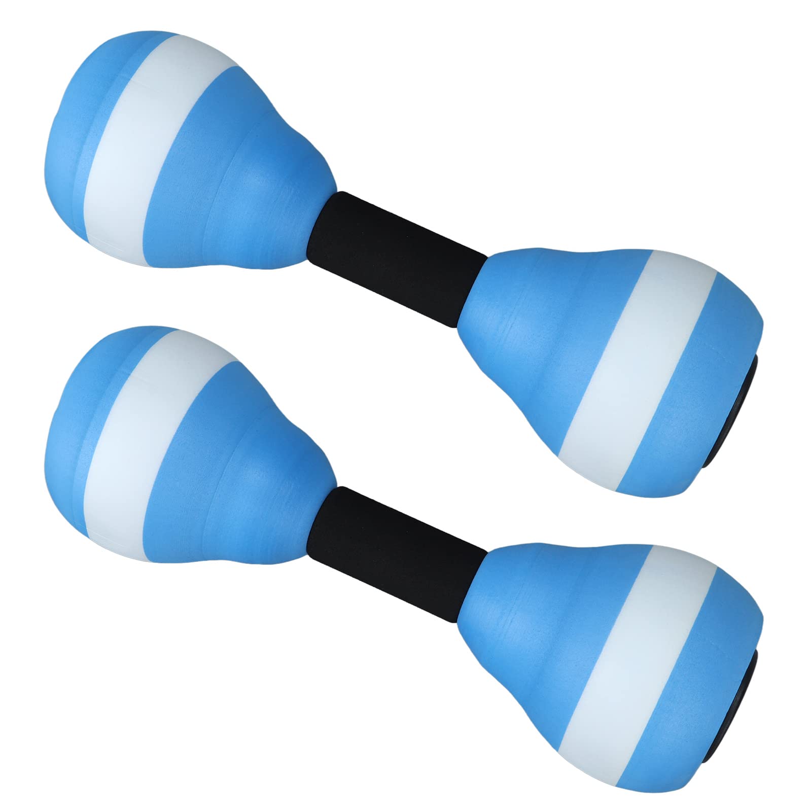 ZIZEV Floating Water Dumbbells, Aquatic Dumbbells EVA Provide Additional 1 Pair Strong Buoyancy