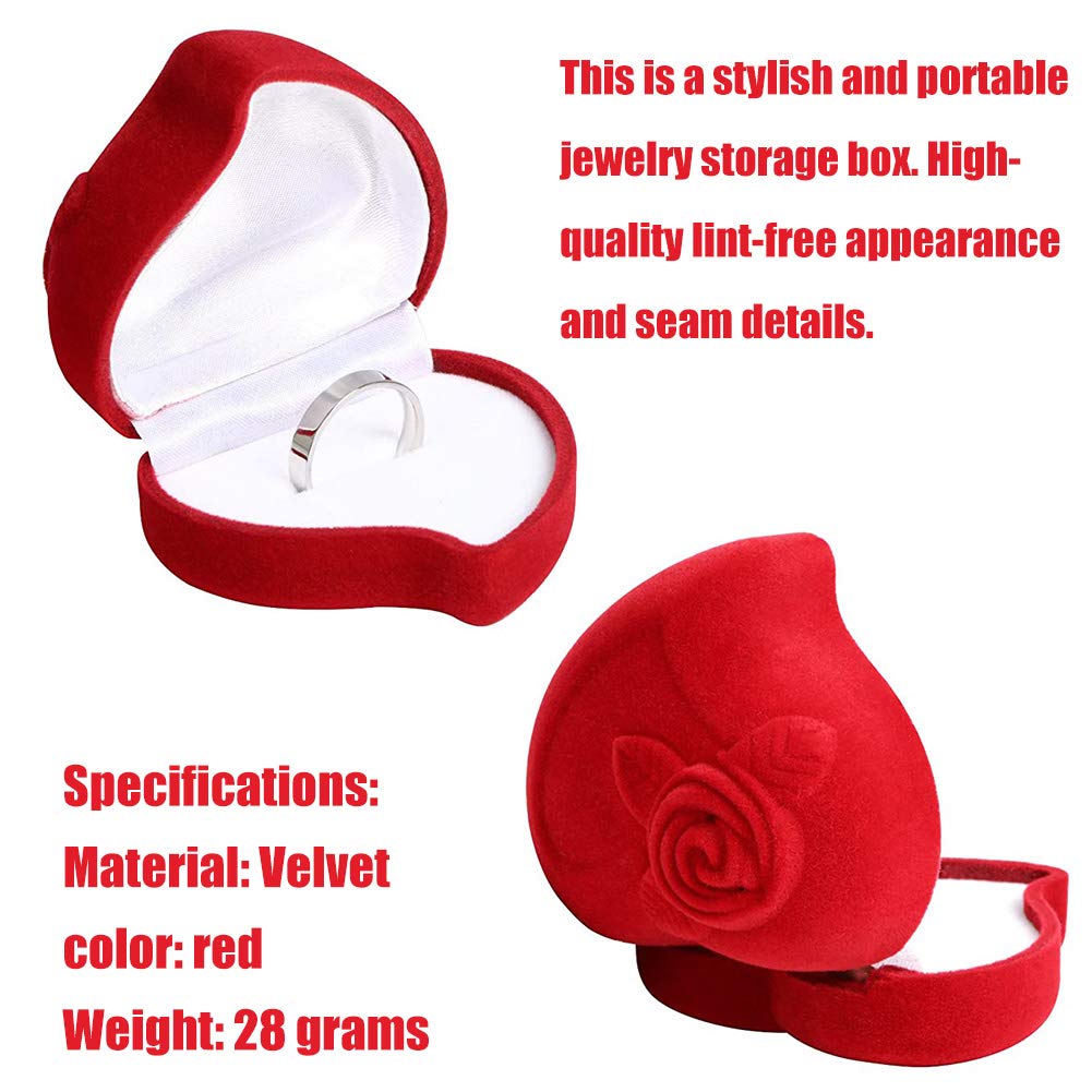 6 Scatole Portagioie In Velluto Classico Per Orecchini E Collane - Confezioni Regalo Per Gioielli Fai Da Te - Matrimonio Compleanno Natale