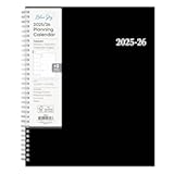 Blue Sky 2025-2026 Weekly and Monthly Academic Year Planner Calendar&comma; July - June&comma; 8&period;5" x 11"&comma; Flexible Cover&comma; Wirebound&comma; Laminated Tabs&comma; Storage Pocket&comma; Enterprise &lpar;Enterprise 2025-2026&comma; 8&period;5" x 11"&rpar;