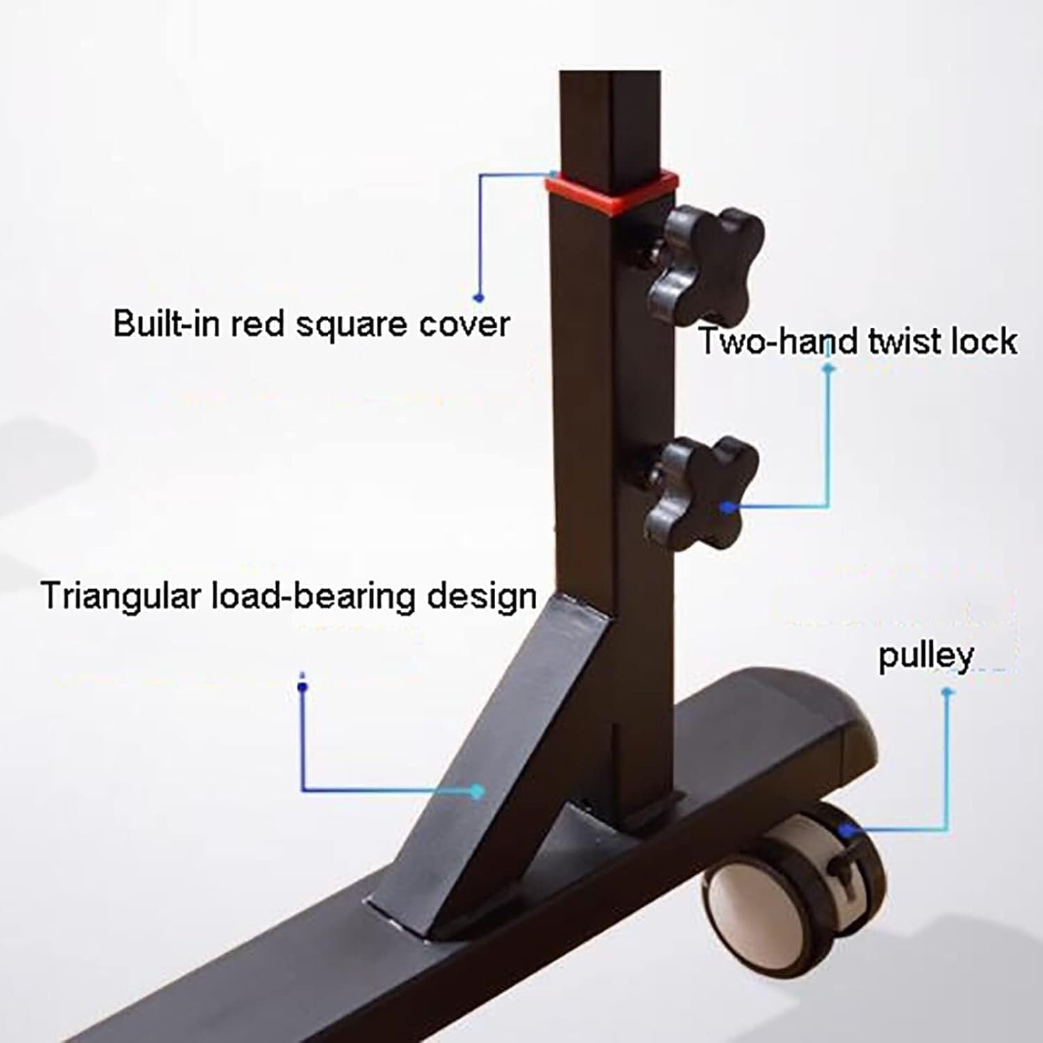 YCQYM Soporte rodante portátil para TV con Ruedas TV Ajustable para televisores de 55" Soporte móvil para Piso con Ajuste de Altura y Estante de Almacenamiento Ideal para Uso en el hogar y la