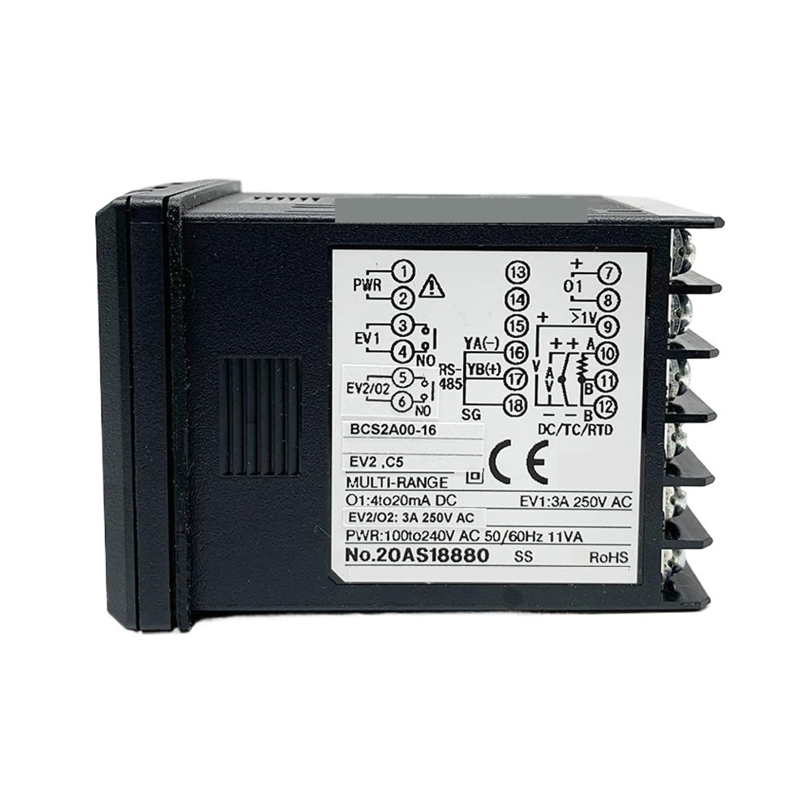 Termostato PID BCS2A00-16 Controlador de Temperatura con Pantalla Digital