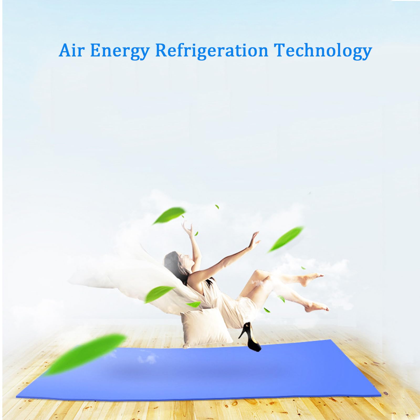 Raffreddatore per Letto Ad Acqua per Due Persone, Materassino Di Raffreddamento per Materasso A Risparmio Energetico, Materasso Ad Acqua Di Raffreddamento, Estate Fresca, per Case, Camere Da Letto