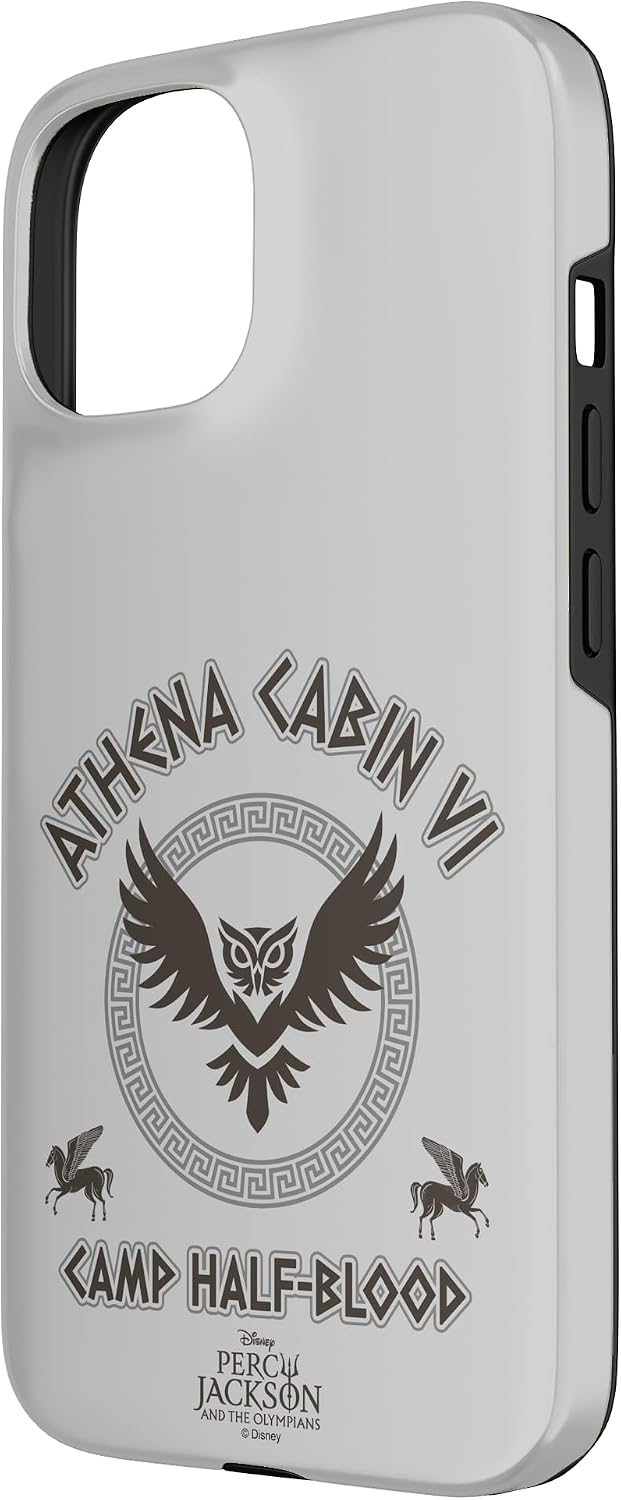 Disney Percy Jackson and the Olympians Athena Cabin VI Badge Case for iPhone 15