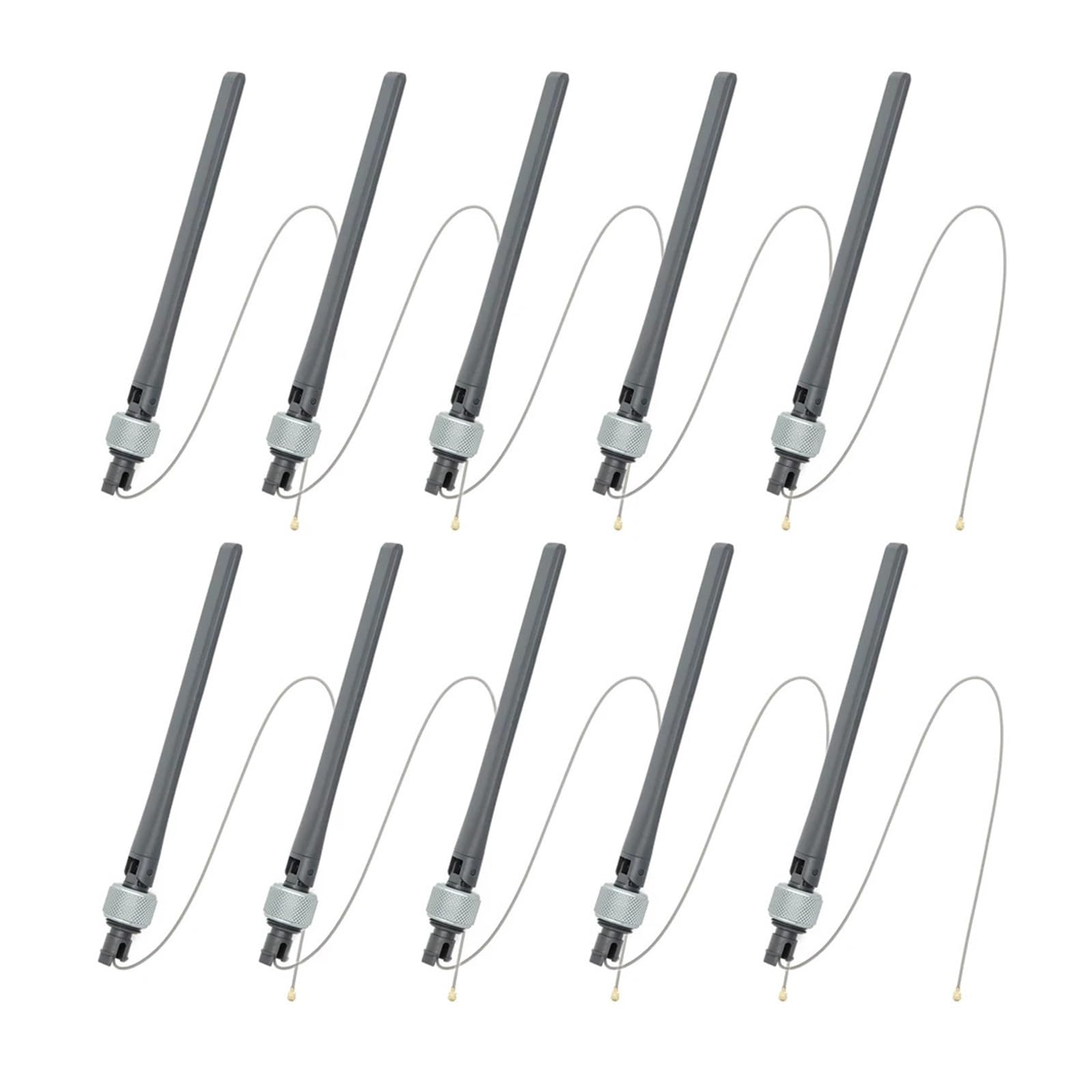 10PCS antenna SDR esterna, compatibile con DJI, T40 T20P | T50, T25, per telecomando RC Plus RM700 RM700B, plastica, grigio