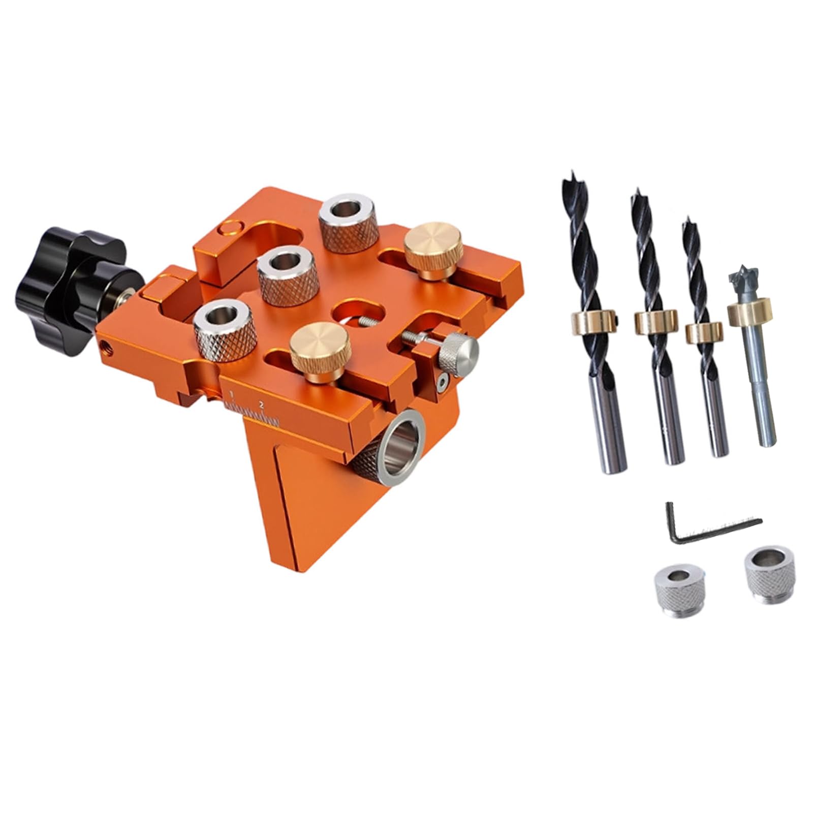 Zbiianxer D User Friendly Woo Drilling Positioning Tool With Clear Scale For Accurate Hole Placement Rilling Positioning Tool
