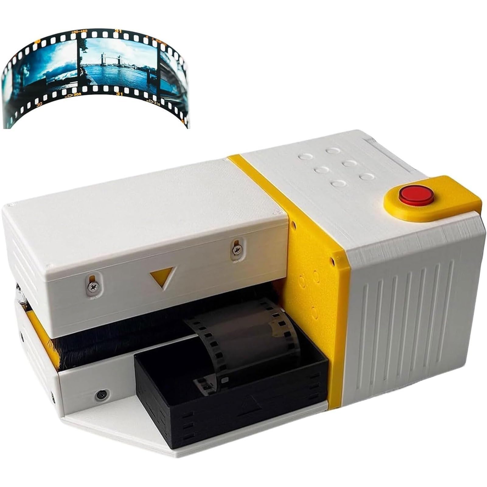135/120 Kit rimozione polvere antistatica spazzola lana morbida pulizia | Interfaccia di tipo C, attrezzatura for la pulizia della camera oscura con ventola con filtro e scatola di immagazzinaggio