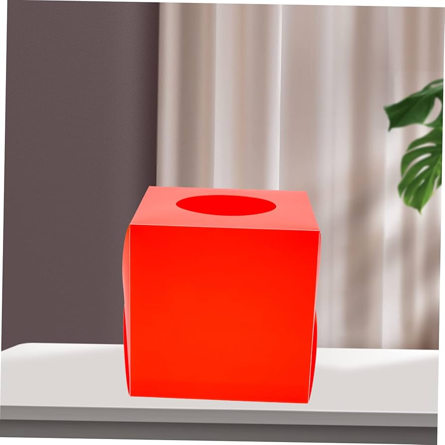 Amazon.co.jp: WOFASHPURET 抽選ボックス 赤色 プラスチック製
