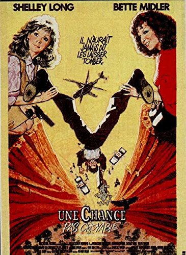 Poster Une Chance Pas Croyable 1987 Bette Midler deco salon vintage