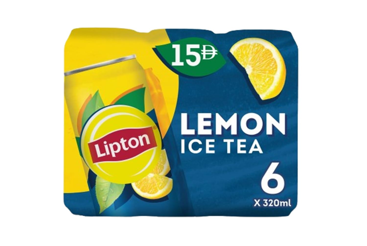 Lipton Lemon Ice Tea Drink, 320 ml, 6 Pack, Yellow & Blue (830)-image-18