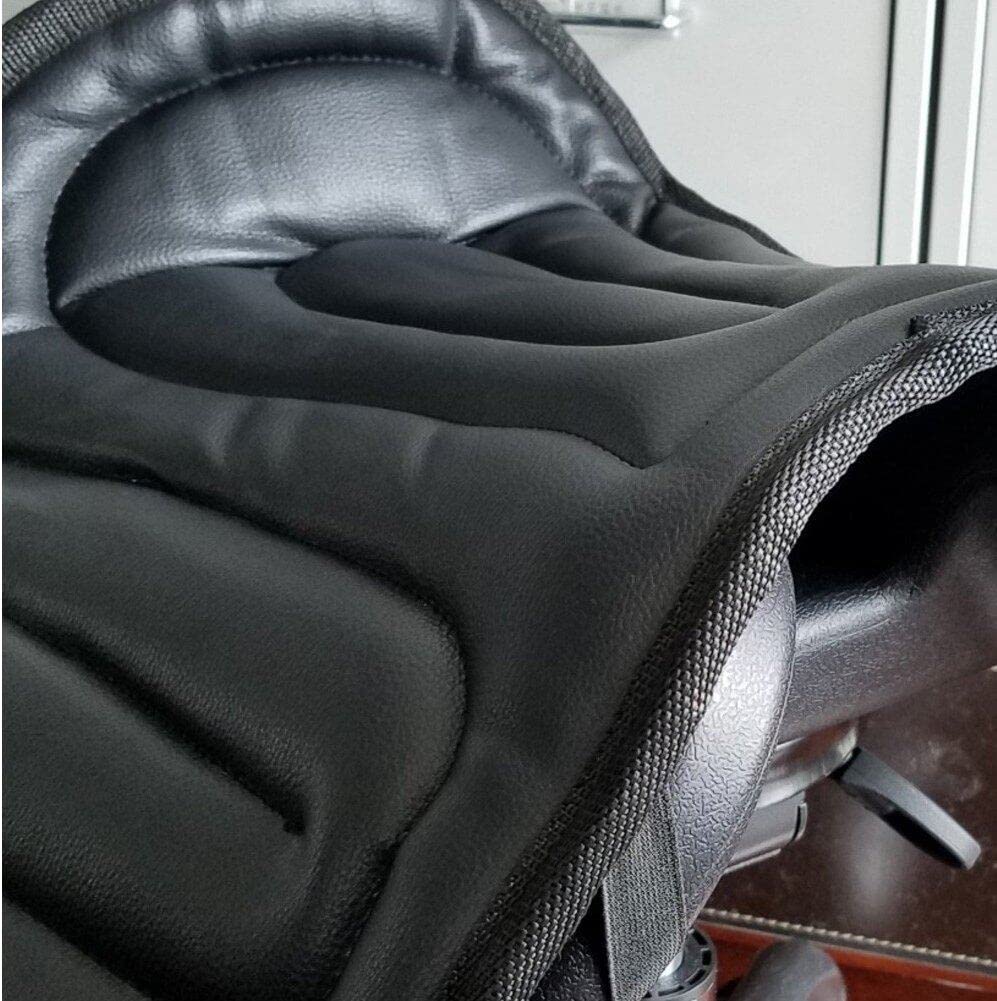 Wudaizhi Almohadilla para El Silla De Montar De Caballo, Almohadilla De Amortiguación De Amortiguadores De Cabello Que Absorbe El Asiento De Silla De Amortiguación para El Balck Ecuestre